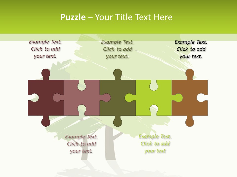 Illustration Branch Symbol PowerPoint Template