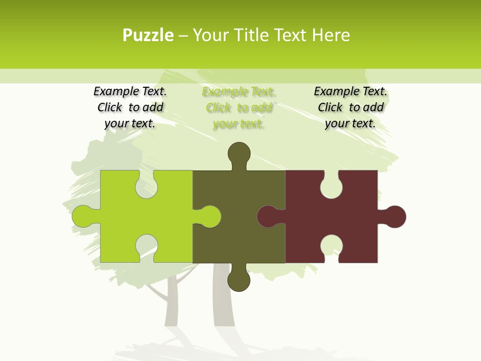 Illustration Branch Symbol PowerPoint Template