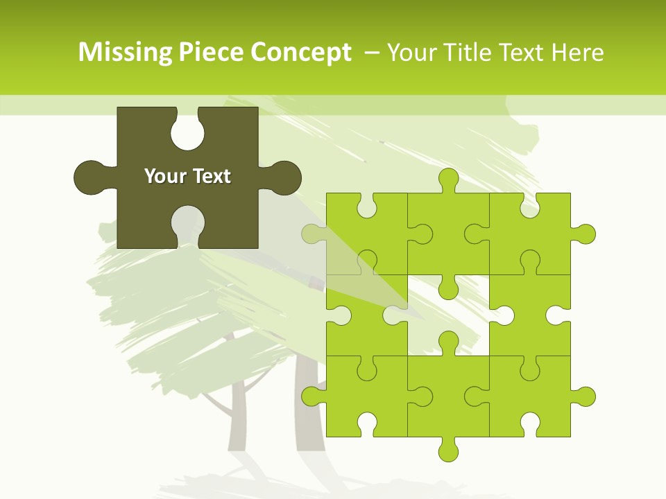 Illustration Branch Symbol PowerPoint Template