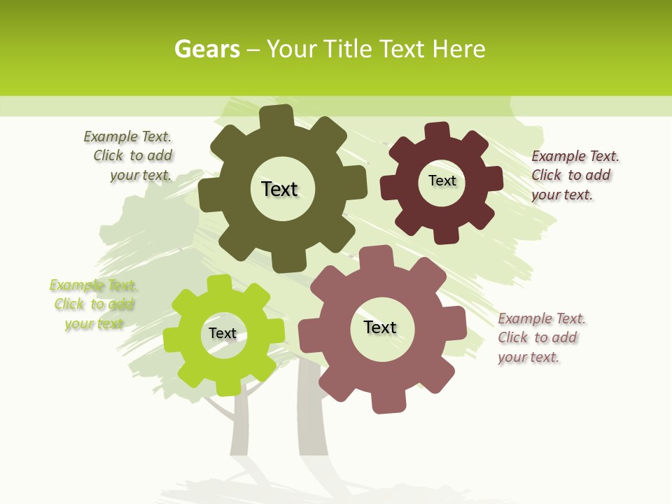 Illustration Branch Symbol PowerPoint Template