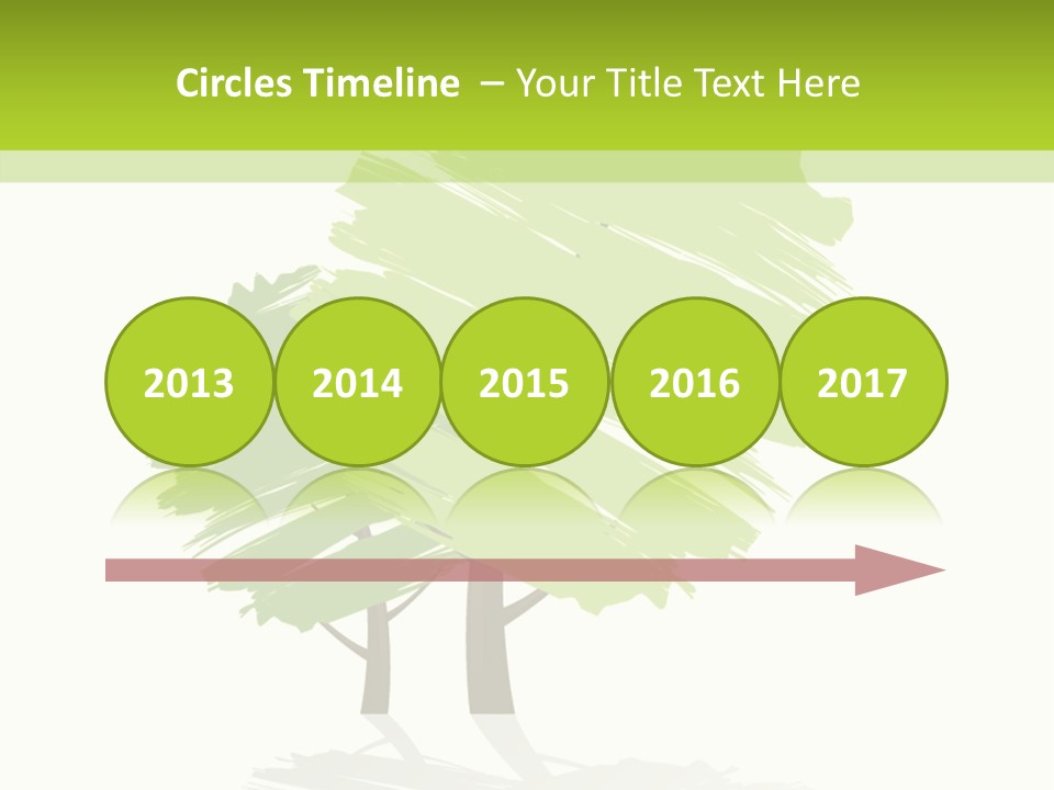 Illustration Branch Symbol PowerPoint Template