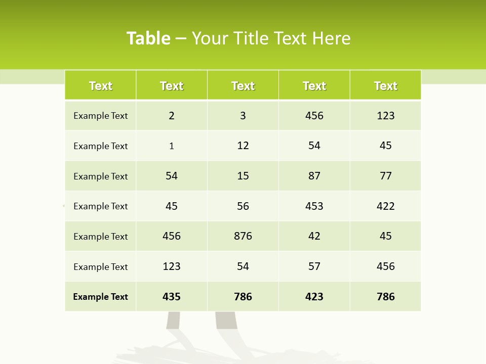 Illustration Branch Symbol PowerPoint Template