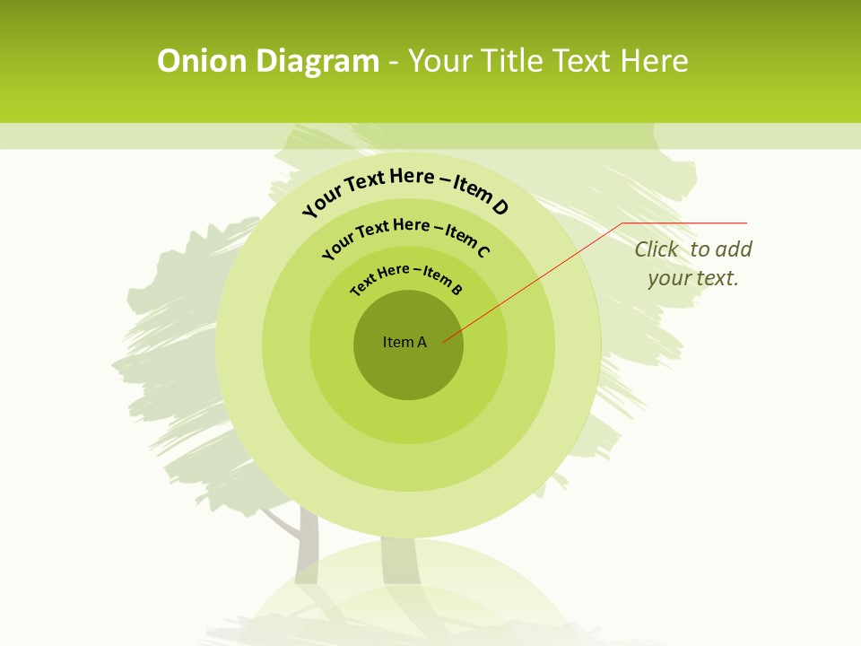 Illustration Branch Symbol PowerPoint Template