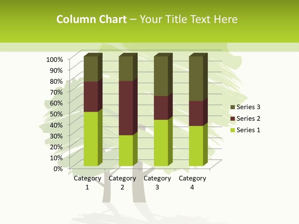 Illustration Branch Symbol PowerPoint Template