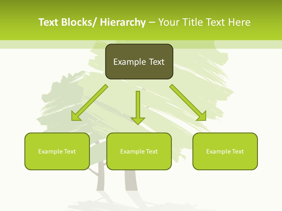 Illustration Branch Symbol PowerPoint Template
