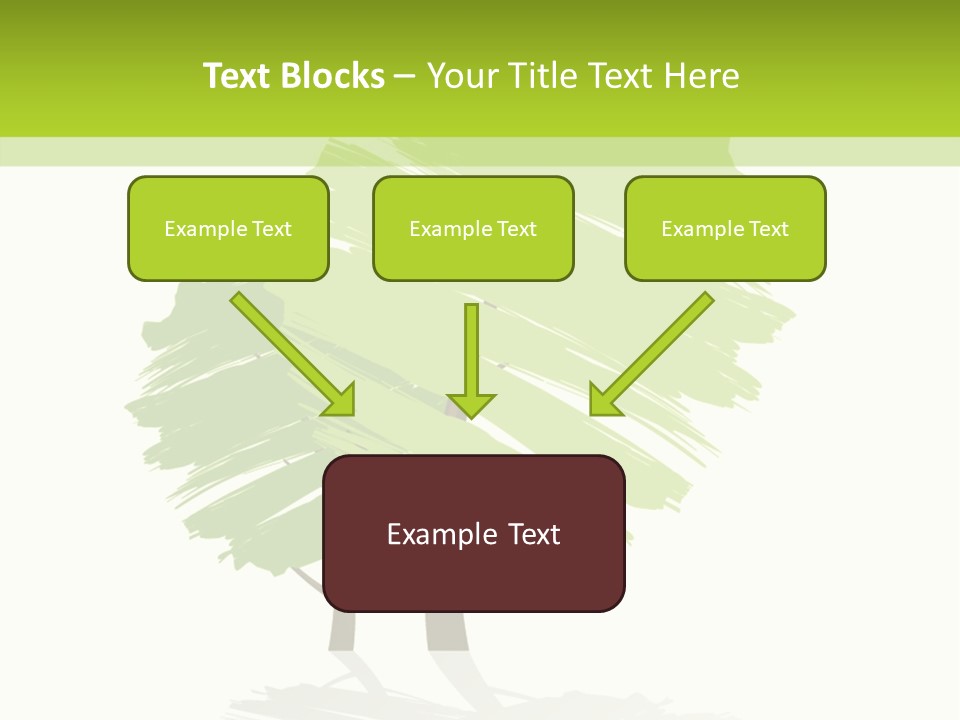 Illustration Branch Symbol PowerPoint Template