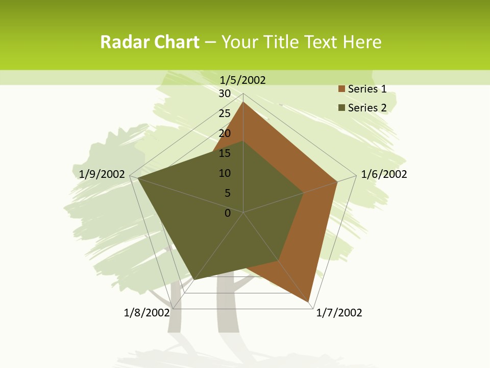Illustration Branch Symbol PowerPoint Template