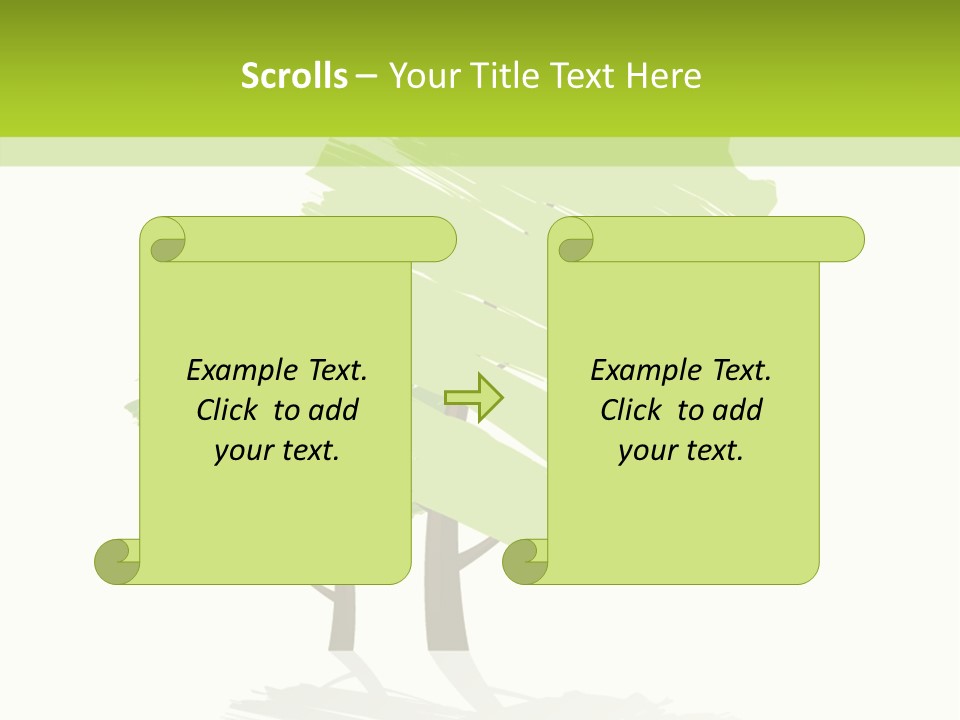 Illustration Branch Symbol PowerPoint Template