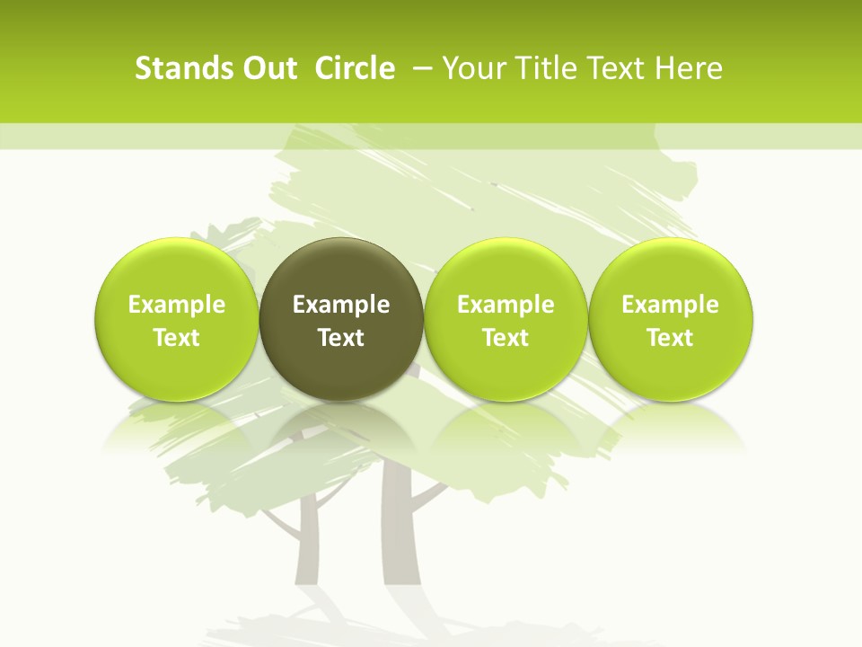 Illustration Branch Symbol PowerPoint Template