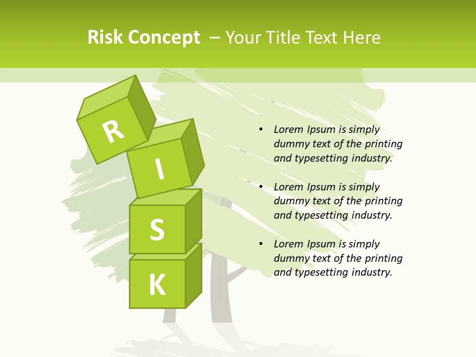 Illustration Branch Symbol PowerPoint Template
