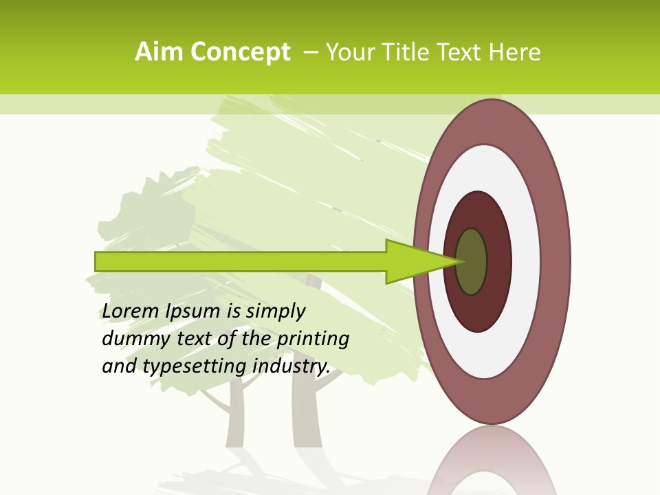 Illustration Branch Symbol PowerPoint Template