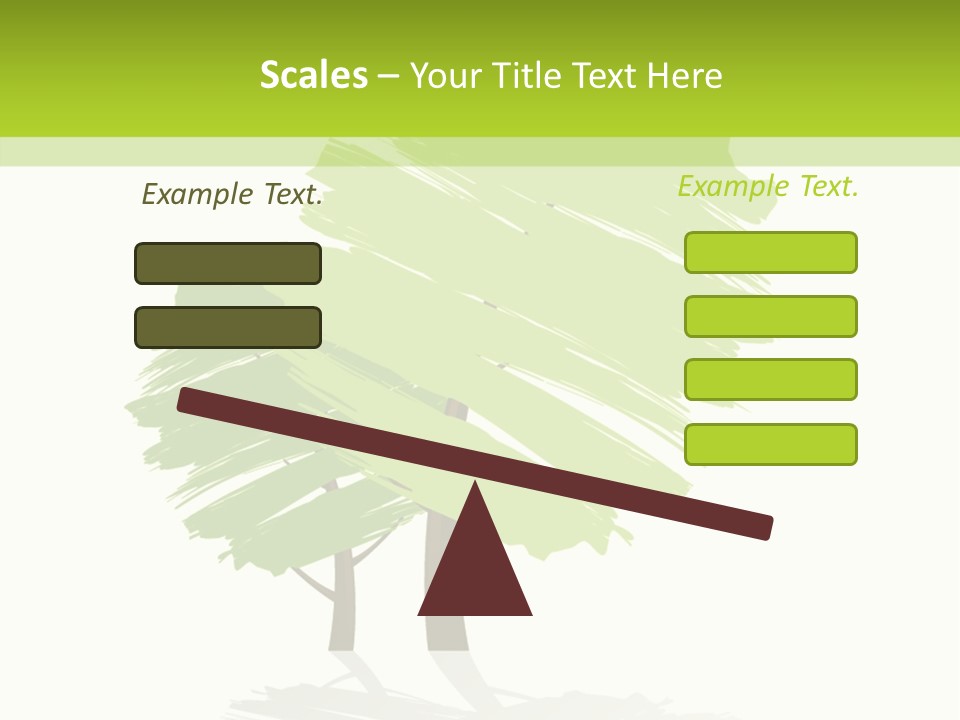 Illustration Branch Symbol PowerPoint Template