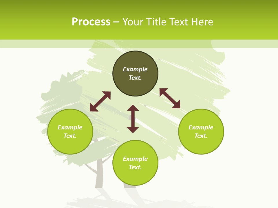 Illustration Branch Symbol PowerPoint Template