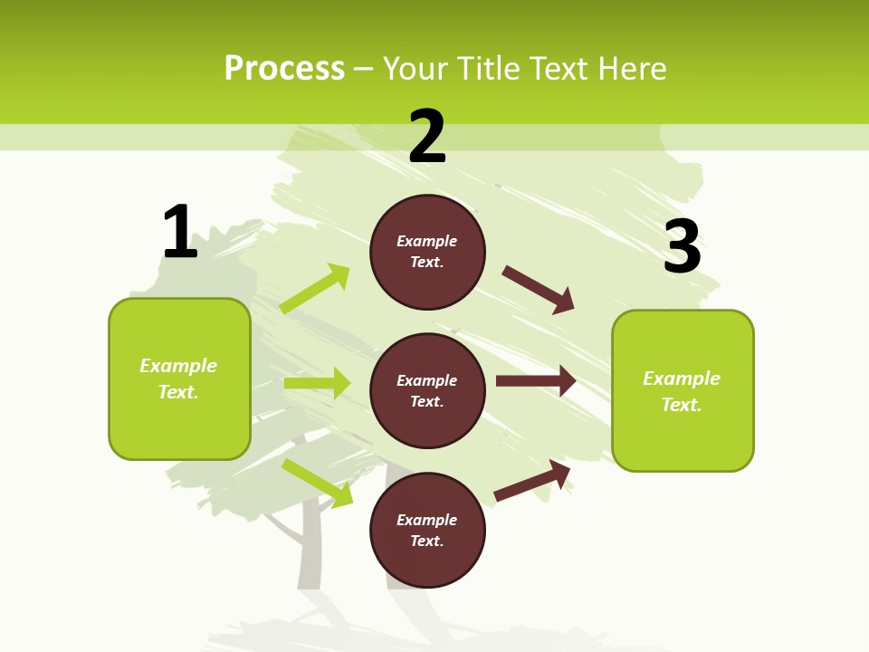 Illustration Branch Symbol PowerPoint Template