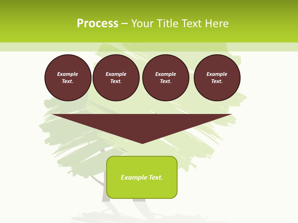 Illustration Branch Symbol PowerPoint Template