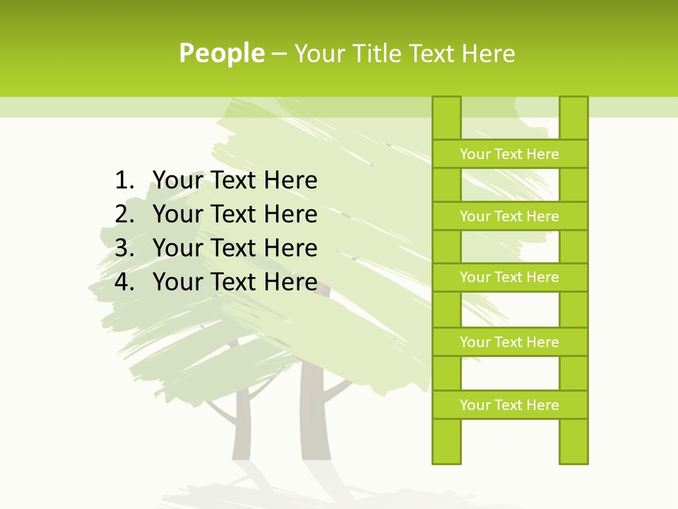 Illustration Branch Symbol PowerPoint Template