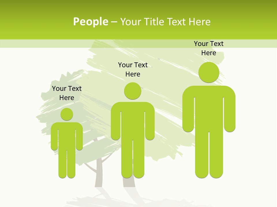 Illustration Branch Symbol PowerPoint Template