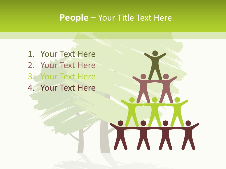 Illustration Branch Symbol PowerPoint Template