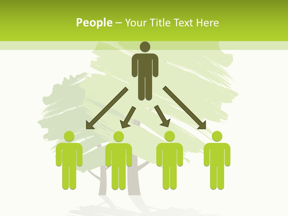 Illustration Branch Symbol PowerPoint Template