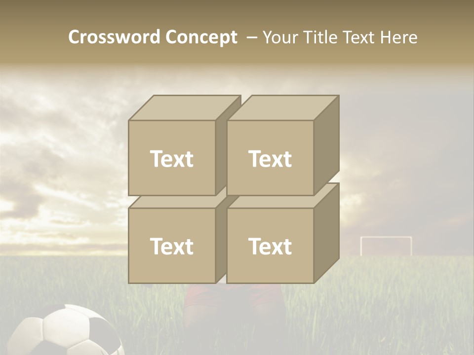 Sunset Sport Run PowerPoint Template