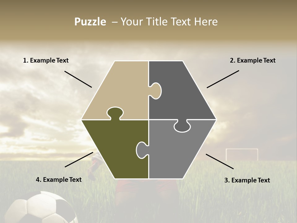 Sunset Sport Run PowerPoint Template