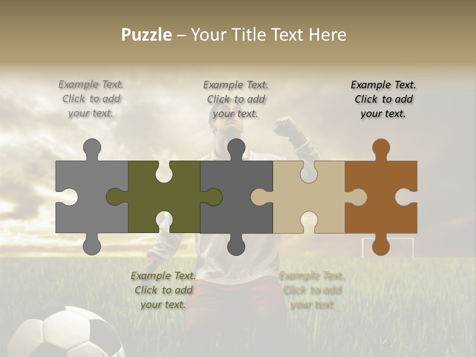 Sunset Sport Run PowerPoint Template