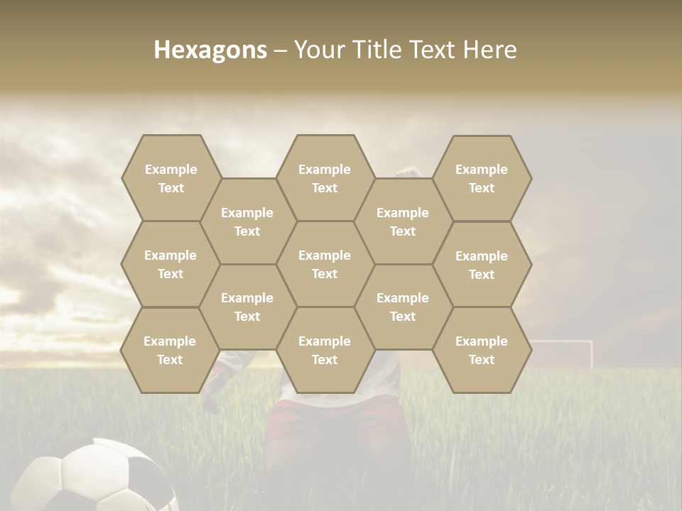 Sunset Sport Run PowerPoint Template