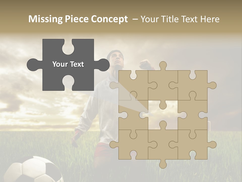 Sunset Sport Run PowerPoint Template