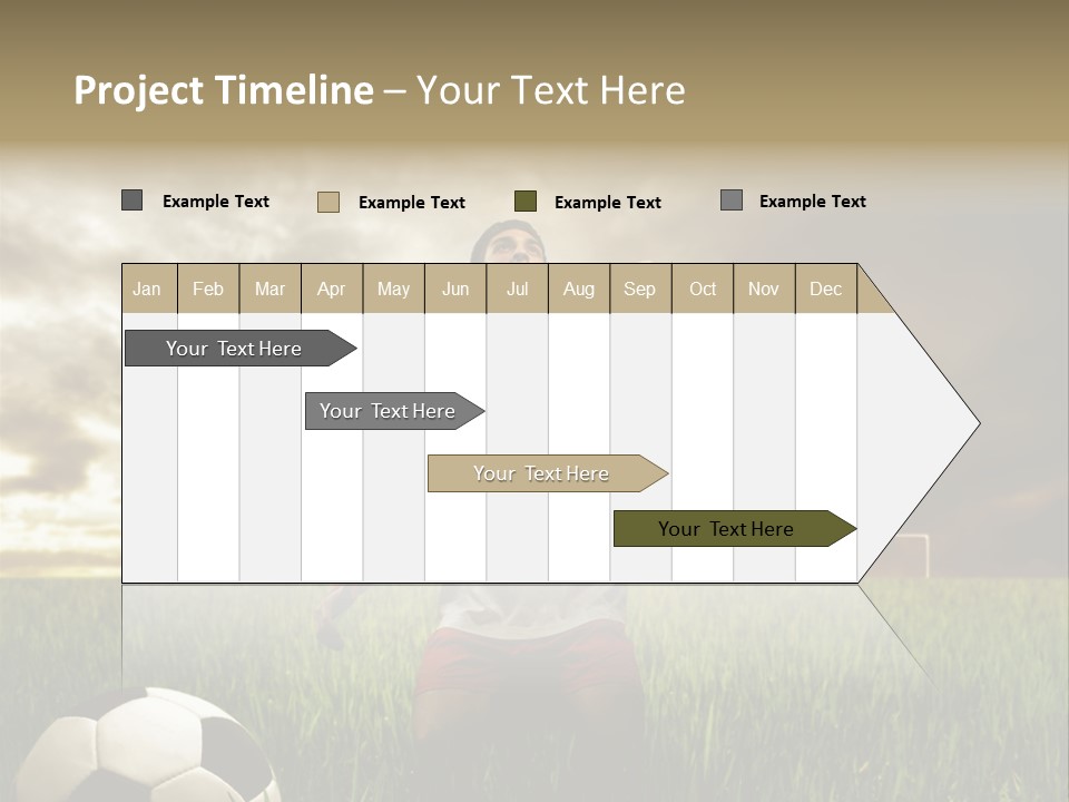 Sunset Sport Run PowerPoint Template