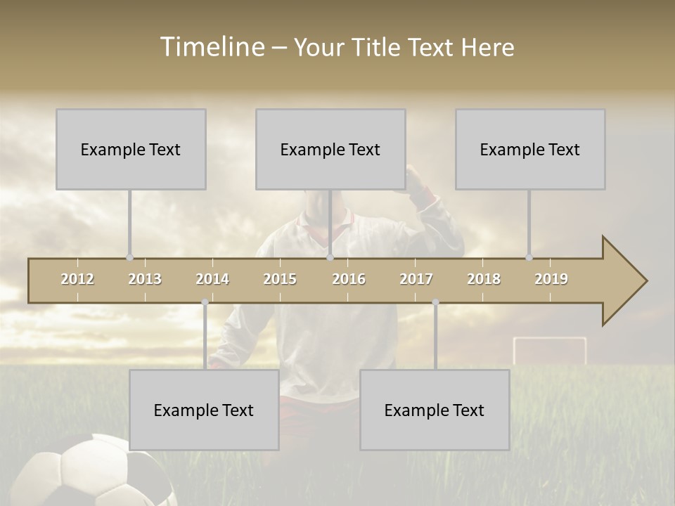 Sunset Sport Run PowerPoint Template