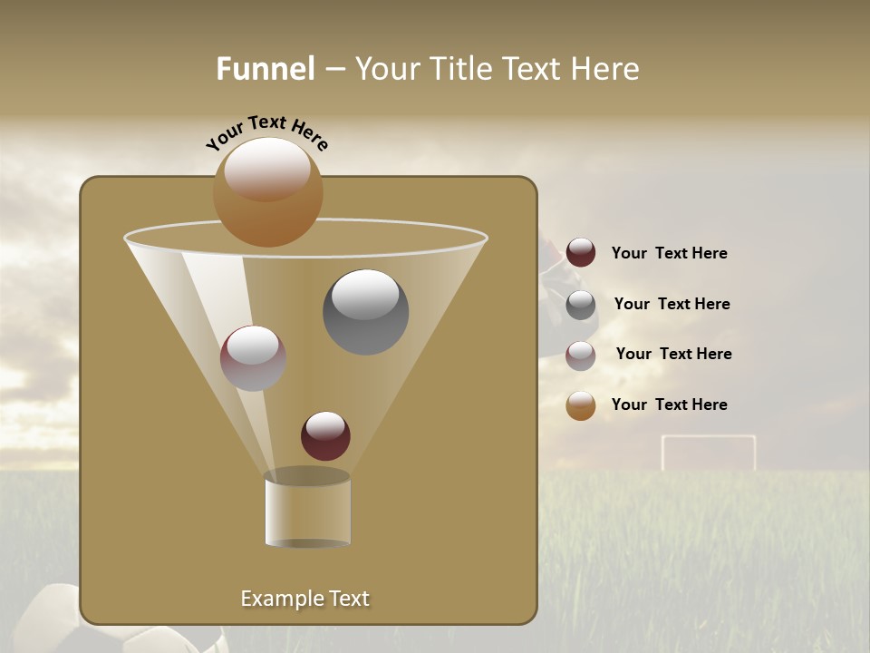 Sunset Sport Run PowerPoint Template