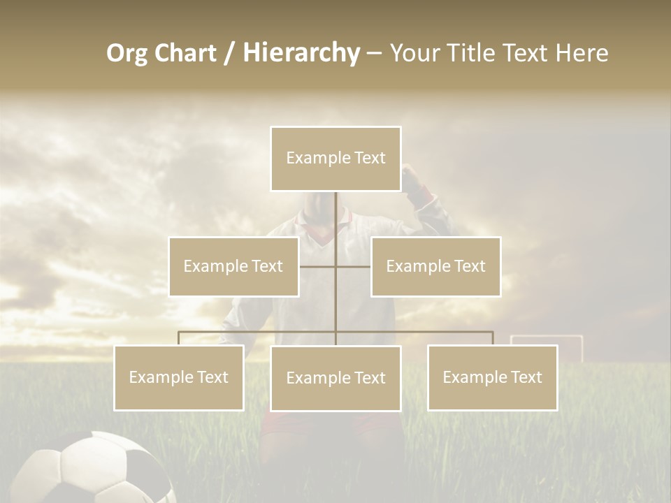 Sunset Sport Run PowerPoint Template