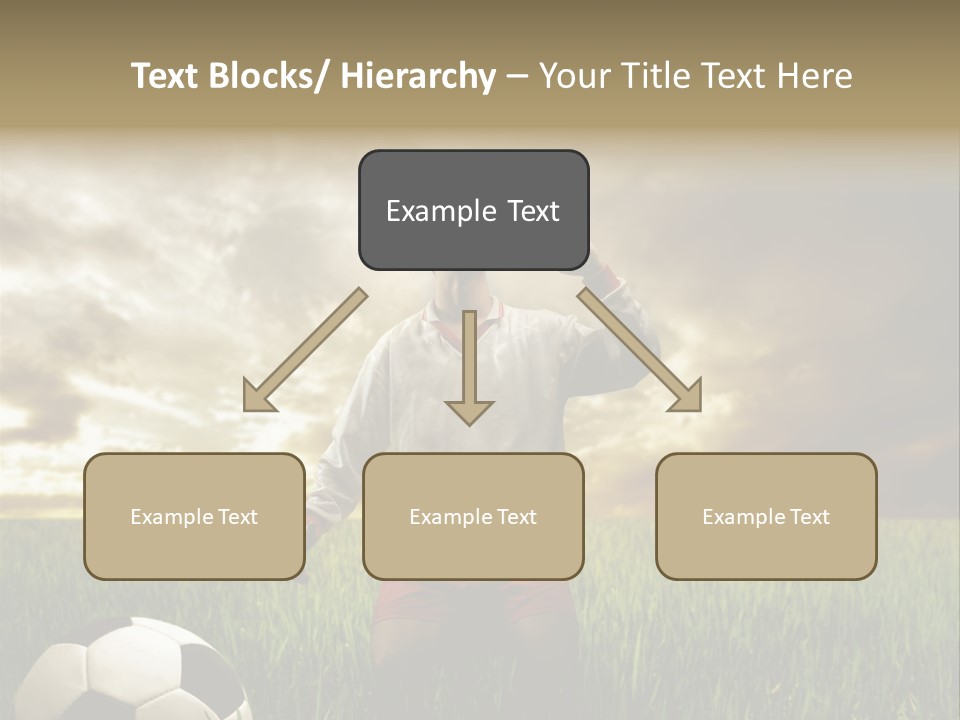 Sunset Sport Run PowerPoint Template