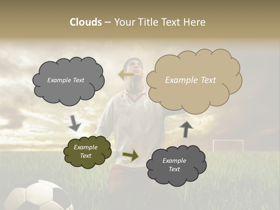 Sunset Sport Run PowerPoint Template