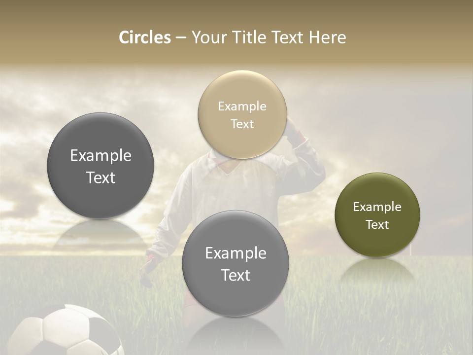 Sunset Sport Run PowerPoint Template