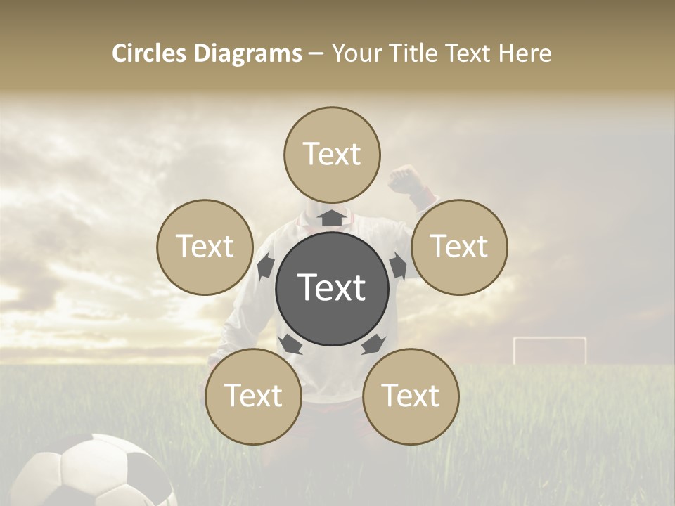 Sunset Sport Run PowerPoint Template