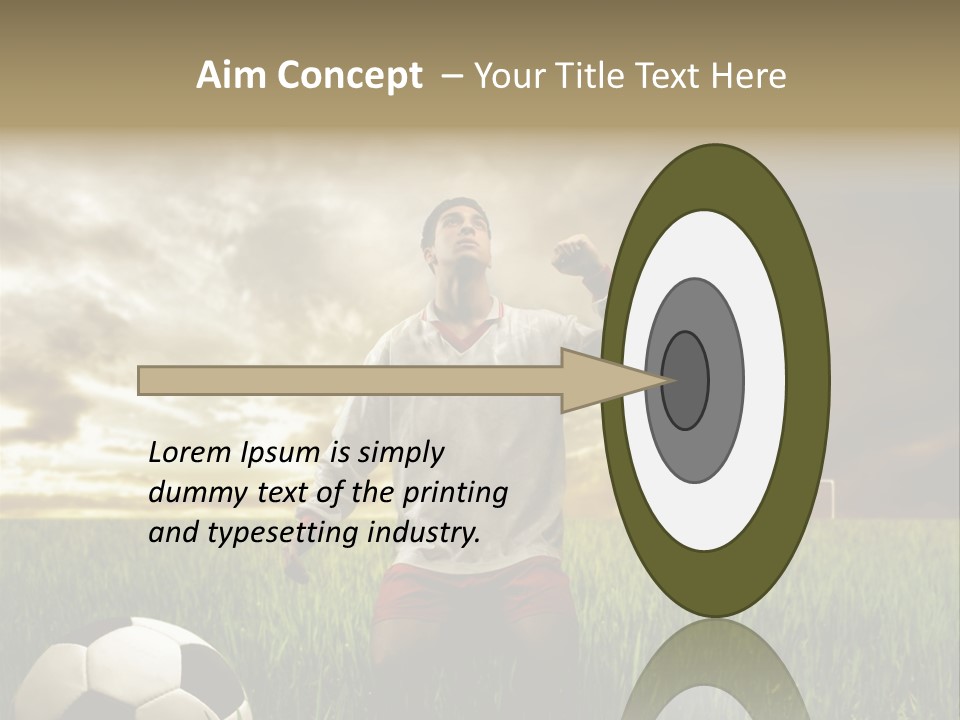 Sunset Sport Run PowerPoint Template