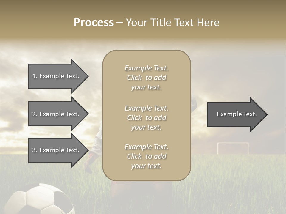 Sunset Sport Run PowerPoint Template