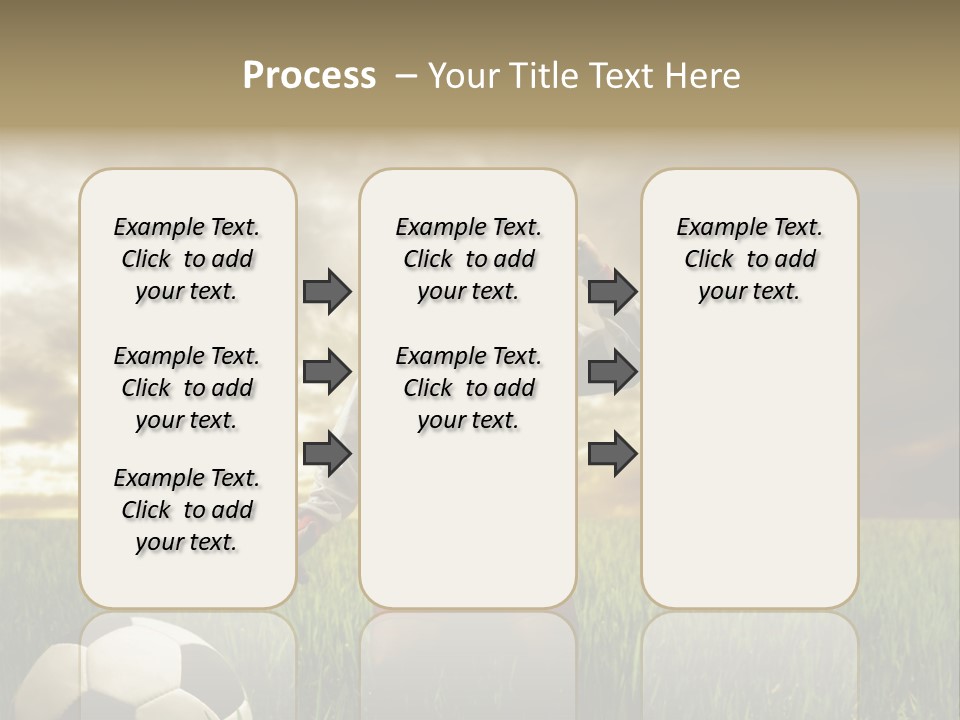 Sunset Sport Run PowerPoint Template