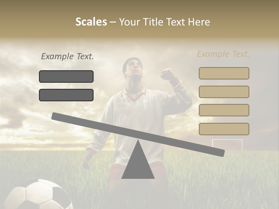 Sunset Sport Run PowerPoint Template