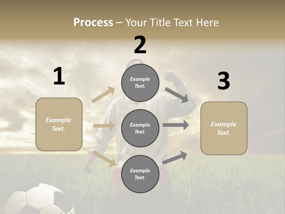 Sunset Sport Run PowerPoint Template