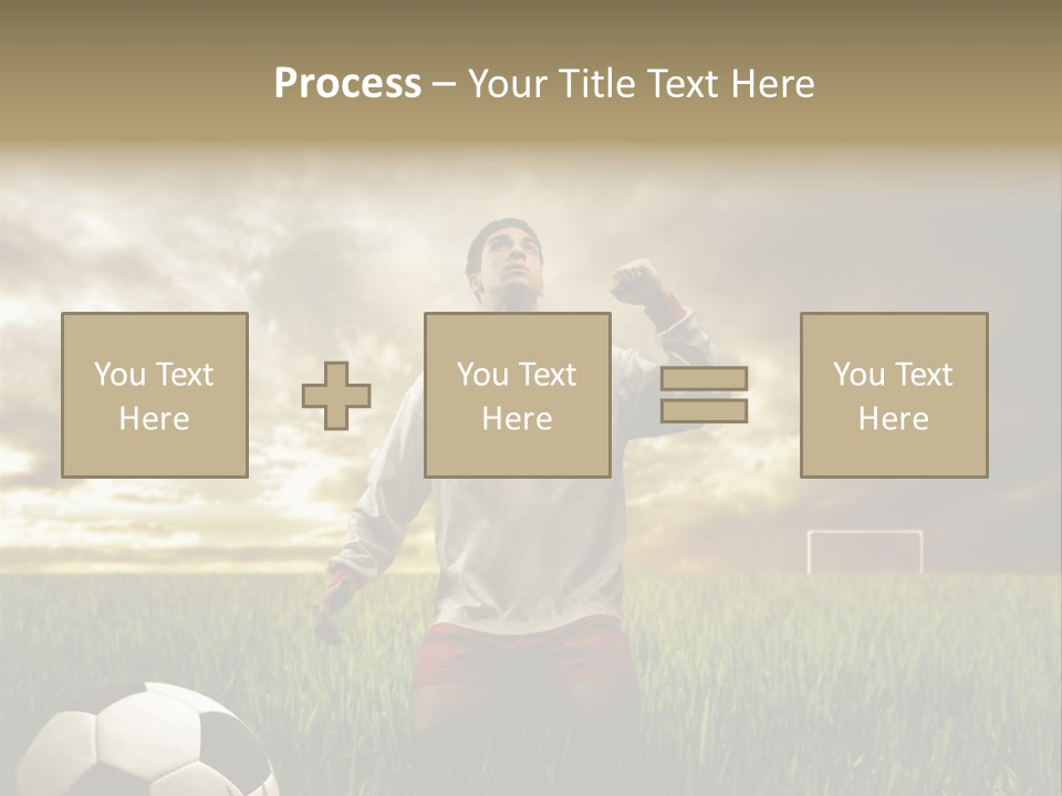 Sunset Sport Run PowerPoint Template