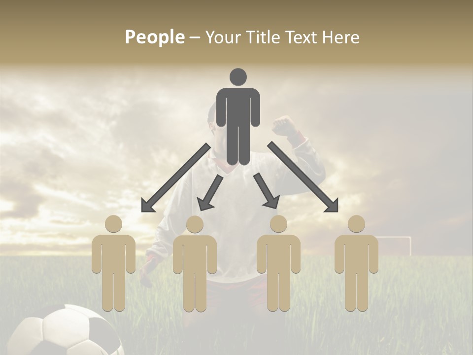 Sunset Sport Run PowerPoint Template