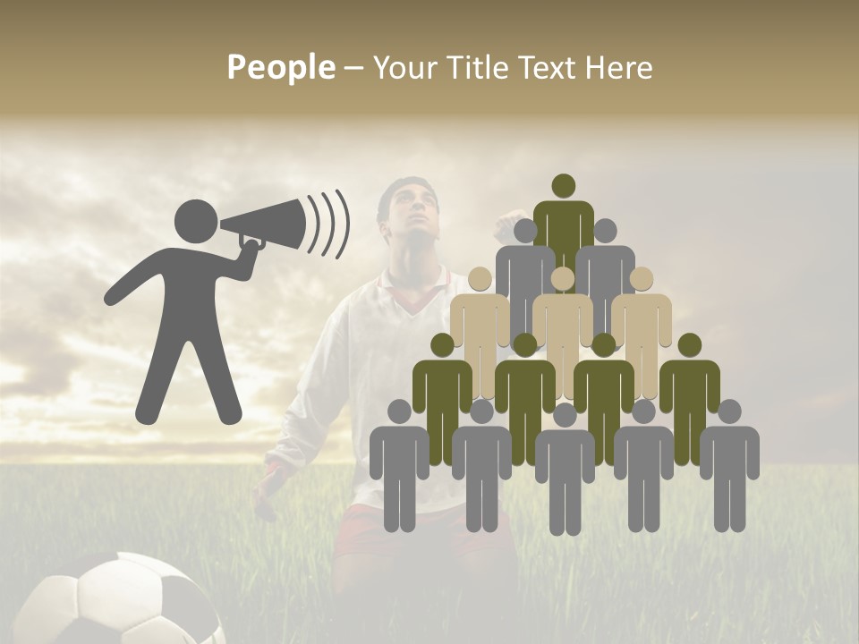 Sunset Sport Run PowerPoint Template