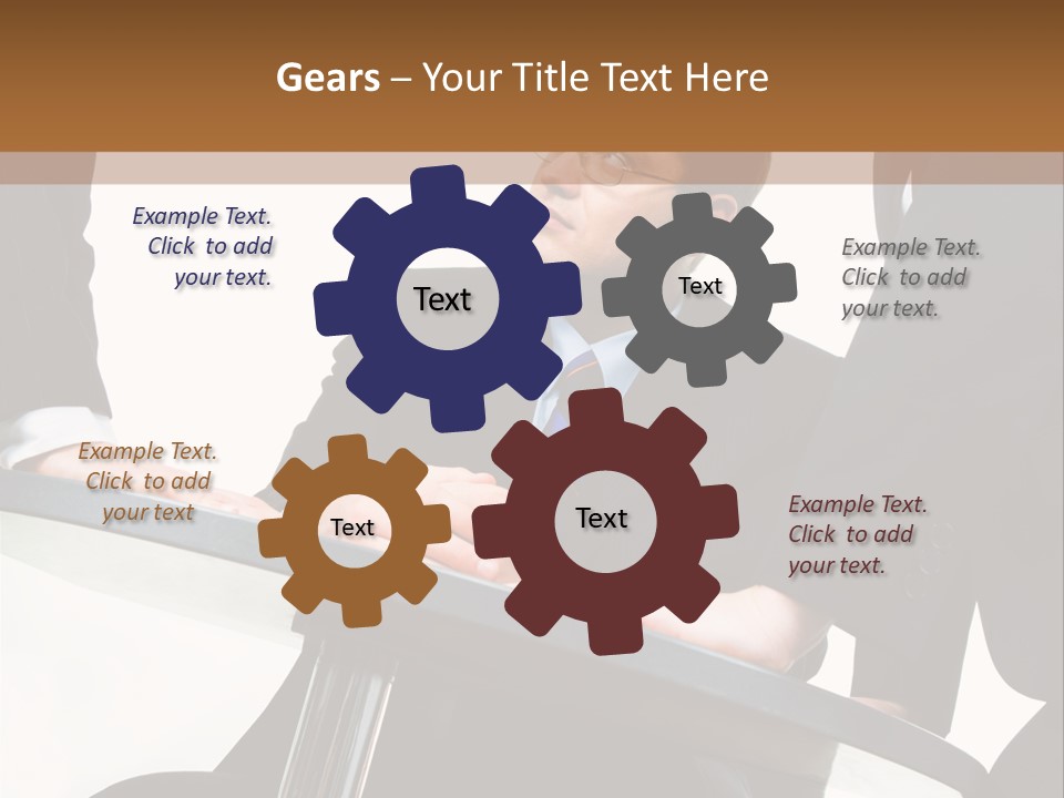 Professional Person Employee PowerPoint Template