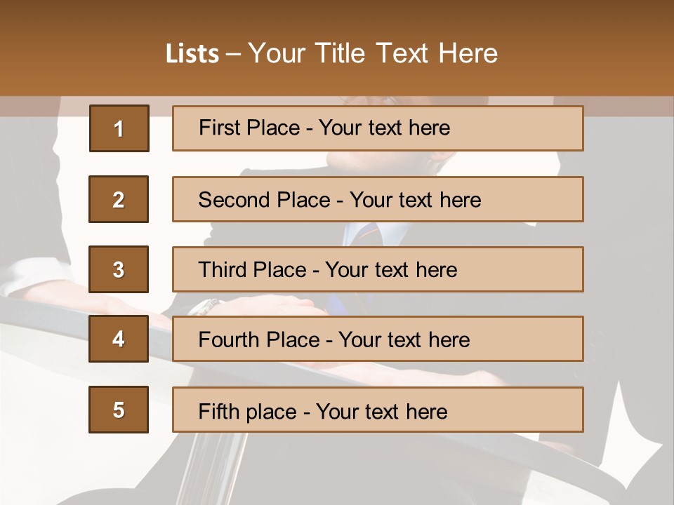 Professional Person Employee PowerPoint Template