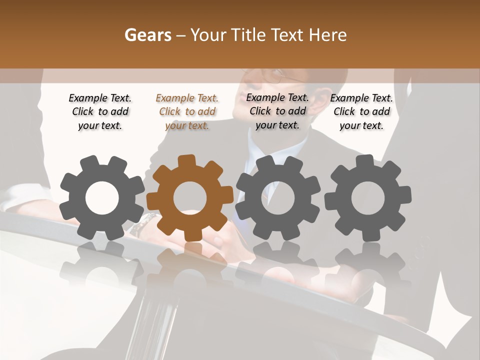 Professional Person Employee PowerPoint Template