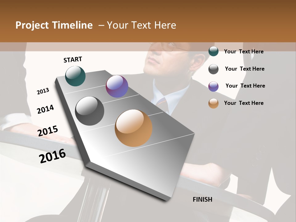 Professional Person Employee PowerPoint Template