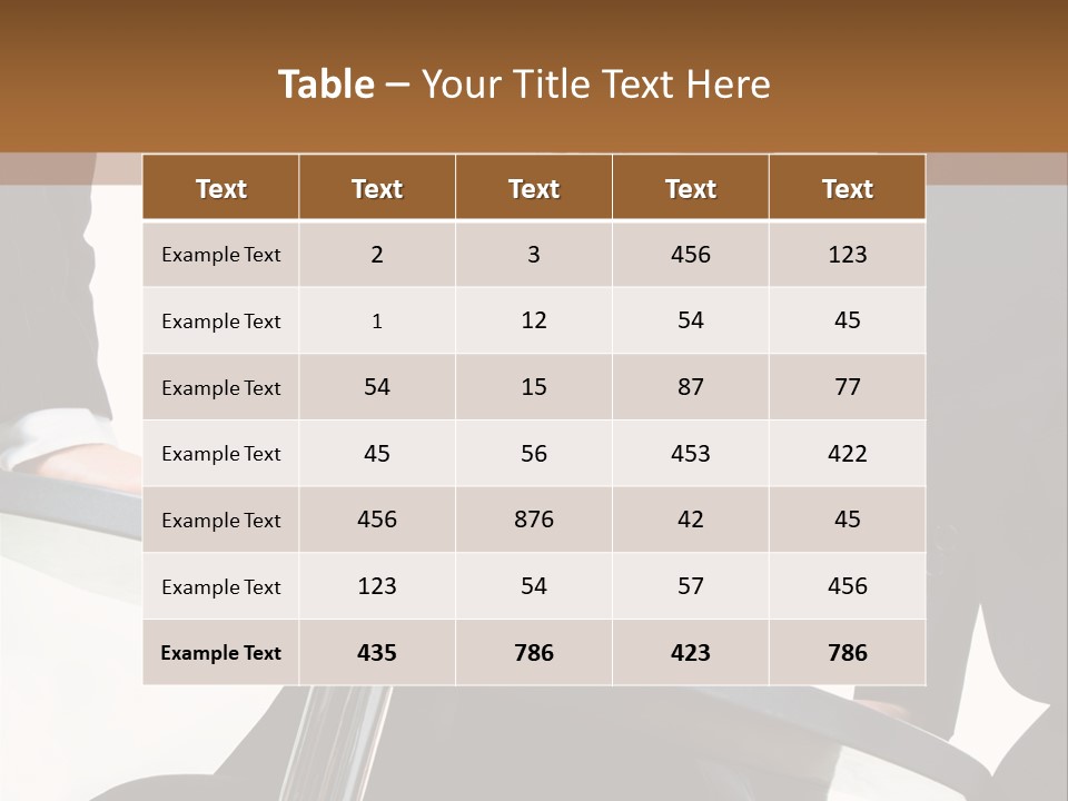 Professional Person Employee PowerPoint Template