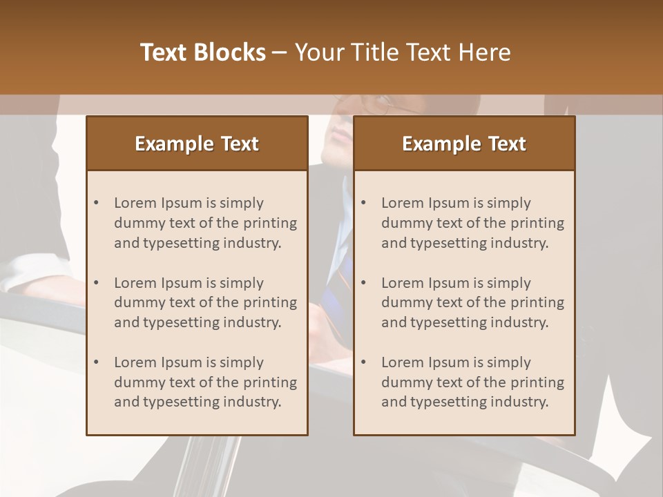 Professional Person Employee PowerPoint Template